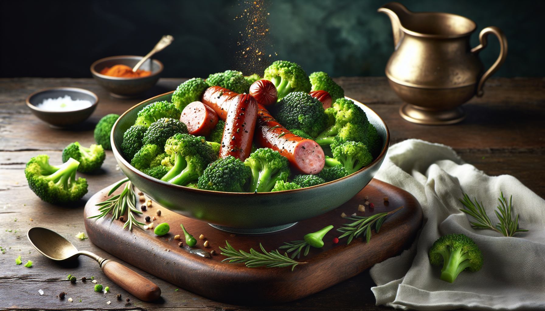 broccoli e salsiccia